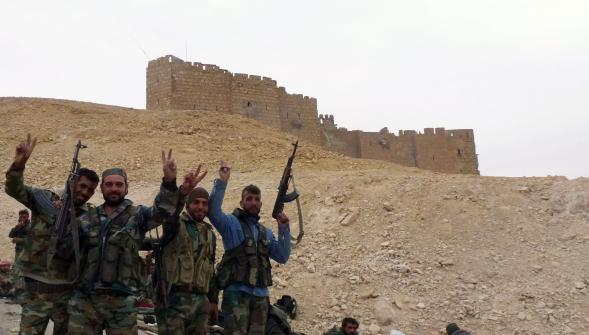Avec l'appui russe l'armée syrienne resserre l'étau sur Palmyre