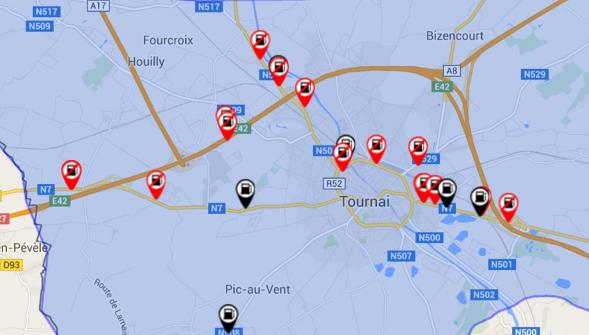 Carburants , la pénurie gagne les stations belges proches de la frontière