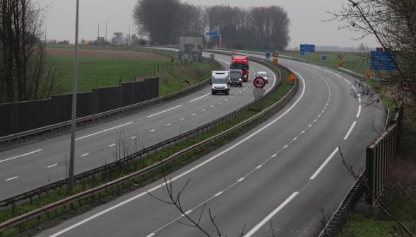 Contre l'écotaxe en Belgique l'A 27 coupée vers la Belgique mais plus de véhicules prisonniers ce mardi