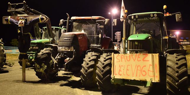 Crise du lait , pas d'accord entre les producteurs et Lactalis le blocage de Laval se poursuit