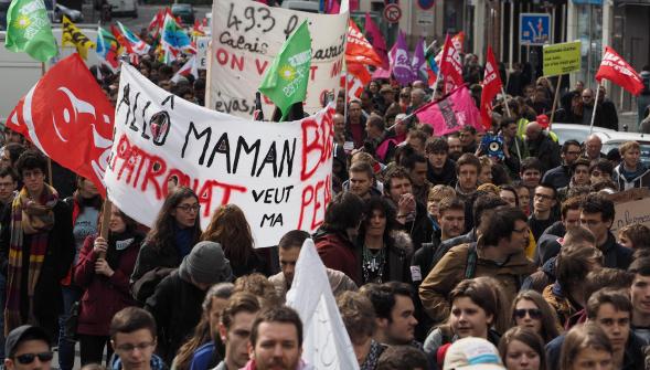 De 500 à 600 manifestants contre la loi Travail ce mardi à Lille (VIDÉO)