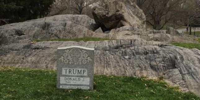 De l'art en Trump-l''il à Central Park