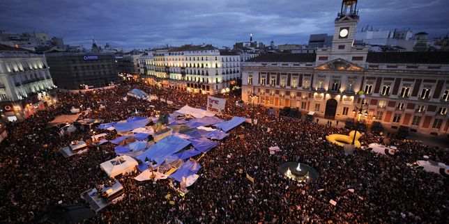 La politisation accélérée des jeunes Espagnols héritage du mouvement des  indignés 