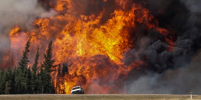 Les flammes continuent à faire des ravages au Canada 8 000 personnes encore évacuées