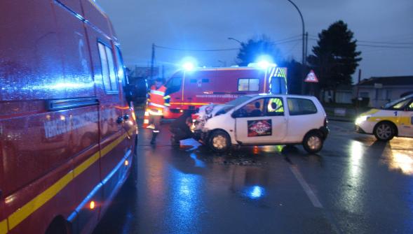 Libercourt , un blessé grave dans un accident boulevard Schumann samedi soir
