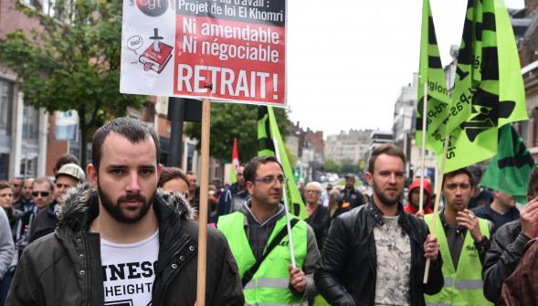 Loi Travail, les manifestations de ce jeudi dans le Nord  Pas-de-Calais se déroulent dans le calme
