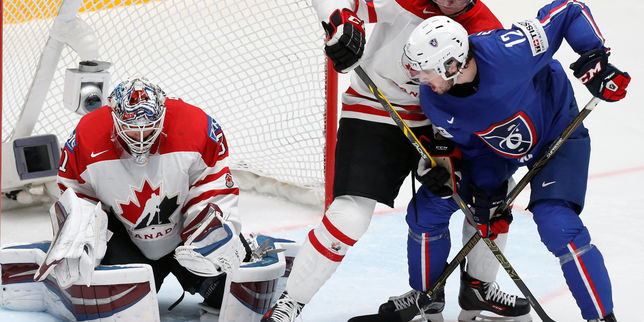 Mondiaux de hockey sur glace , la France logiquement éliminée par le Canada