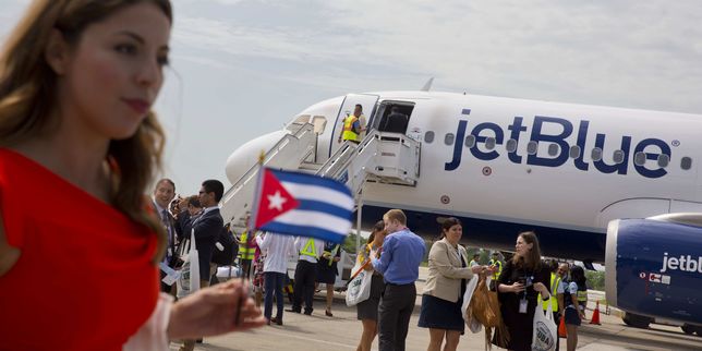 Premier vol régulier entre les Etats-Unis et Cuba depuis cinquante-cinq ans