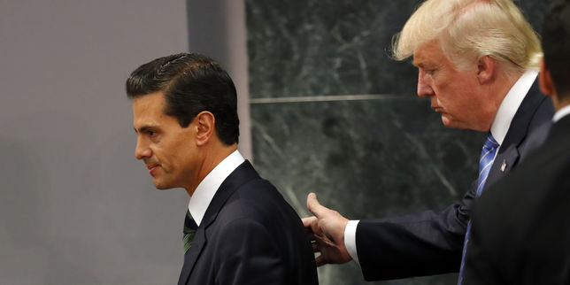 Trump défend son mur à Mexico