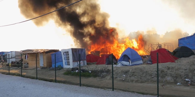 Une rixe a opposé 200 migrants dans la  jungle  de Calais