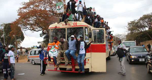 Zambie , un jour d'élections dans le fief du président Lungu