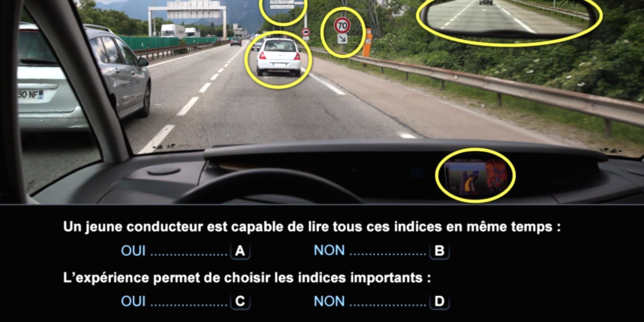 Code de la route , retrait provisoire des questions aux plus bas taux de réussite