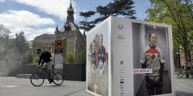 Le rugby féminin s'expose dans les rues de Toulouse